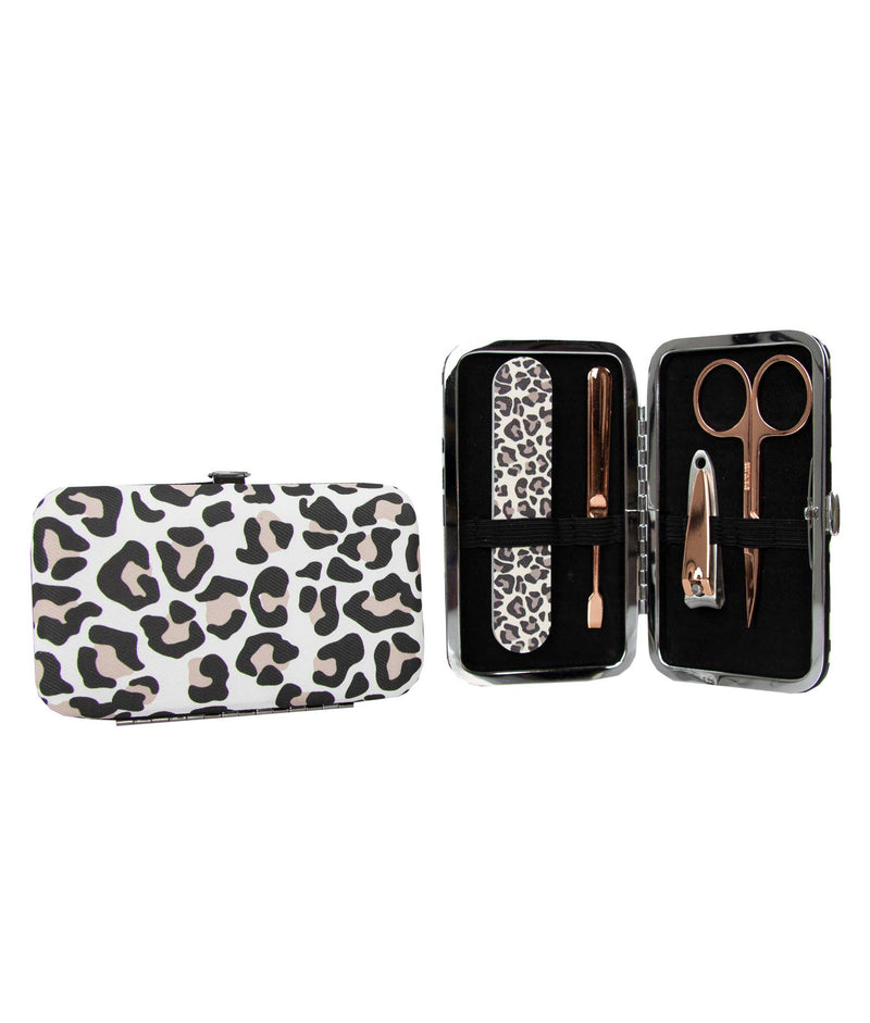 Leopard Print Manicure Kit