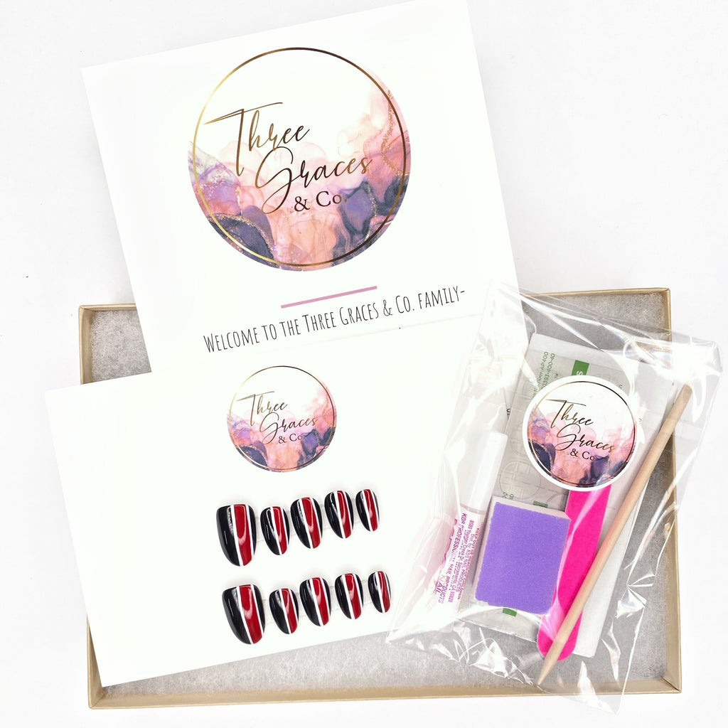 N7 Forever - Three Graces & Co. press on nails glue on nails stick on nails