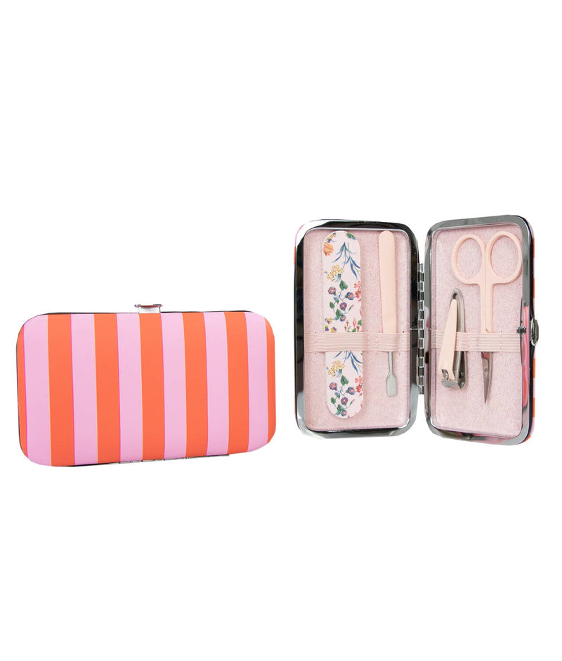 Candy Striped Manicure Kit