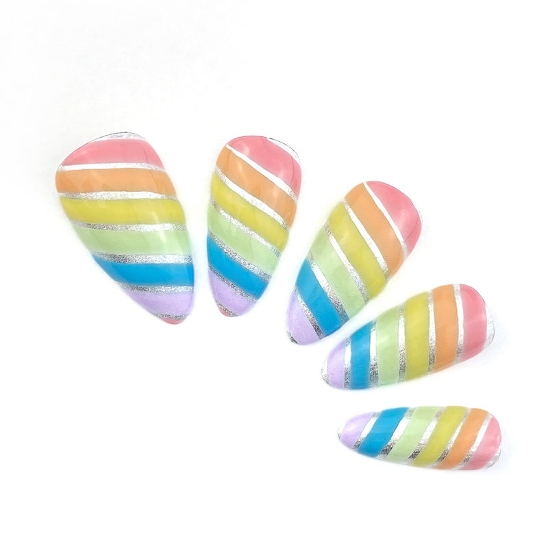 The Aria - Three Graces & Co. press on nails glue on nails stick on nails