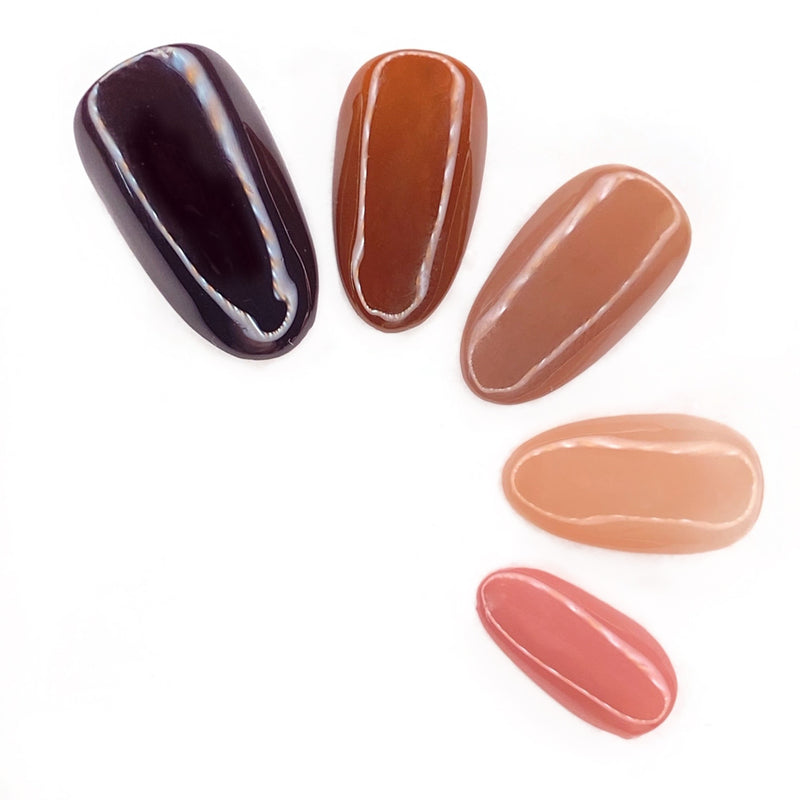 Nude Gradient - Three Graces & Co. press on nails glue on nails stick on nails