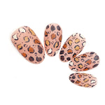 Leopard Print Gradient - Three Graces & Co. press on nails glue on nails stick on nails