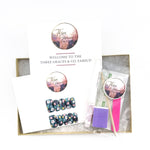 Dark Floral Nail Set/Mask Combo