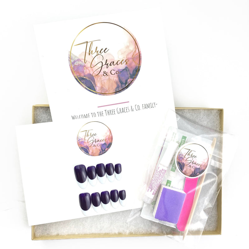 The Heidi - Three Graces & Co. press on nails glue on nails stick on nails
